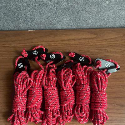 Bộ 6 cuộn dây dựng lều, dựng tăng đường kính 4mm